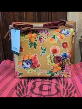 Consuela NWT Barb Downtown Crossbody Purse Plus Bonus Consuela Shopping Dust Bag